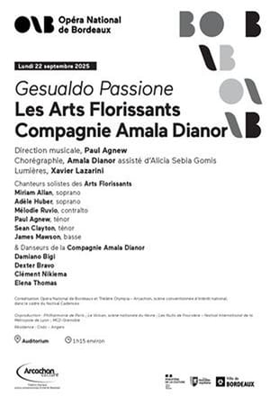 Amala Dianor and Les Arts Florissants: Gesualdo Passione @ Nuits de Fourvière 2026