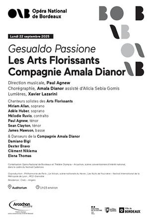 Amala Dianor and Les Arts Florissants: Gesualdo Passione @ Nuits de Fourvière 2026