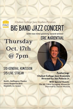 Chabot Big Band Jazz Concert with Eric Marienthal