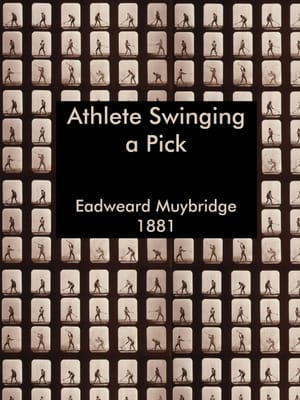Athlete Swinging a Pick
