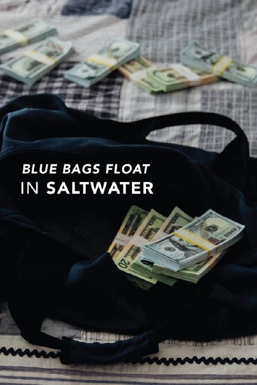 Blue Bags Float in Saltwater